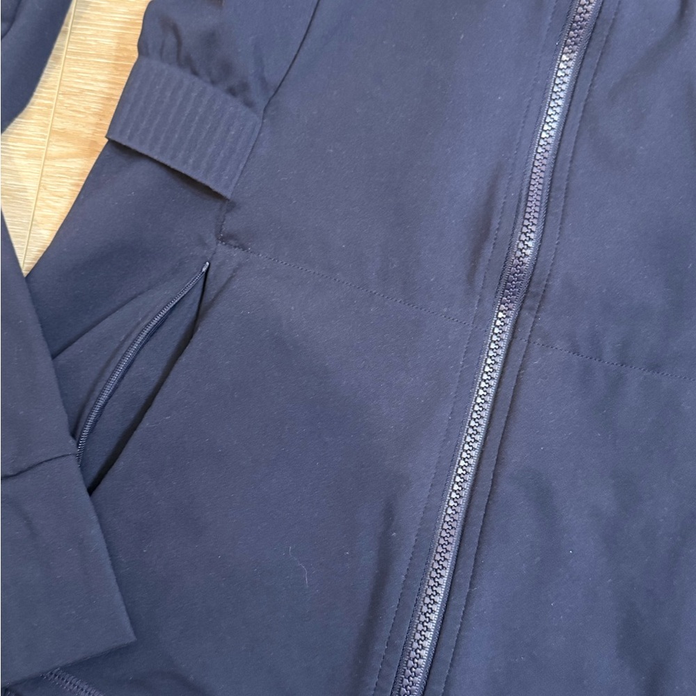 Fabletics Navy Zip-Front Jacket - image 2